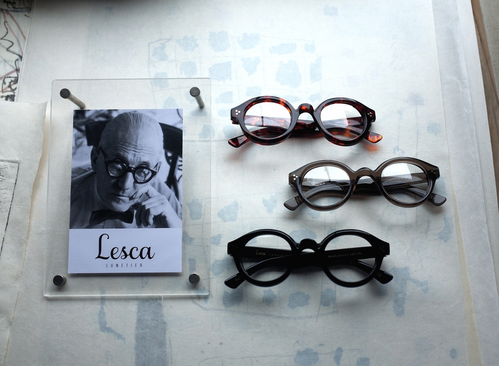 Lesca Lunetier / La Corb's Grey ￥37,000 | ビジュ寺口 ／ 時計 